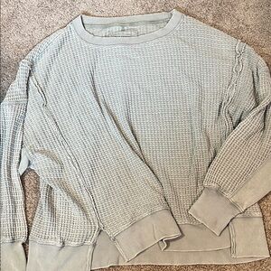 American Eagle Outfitters sage green, oversized shirt